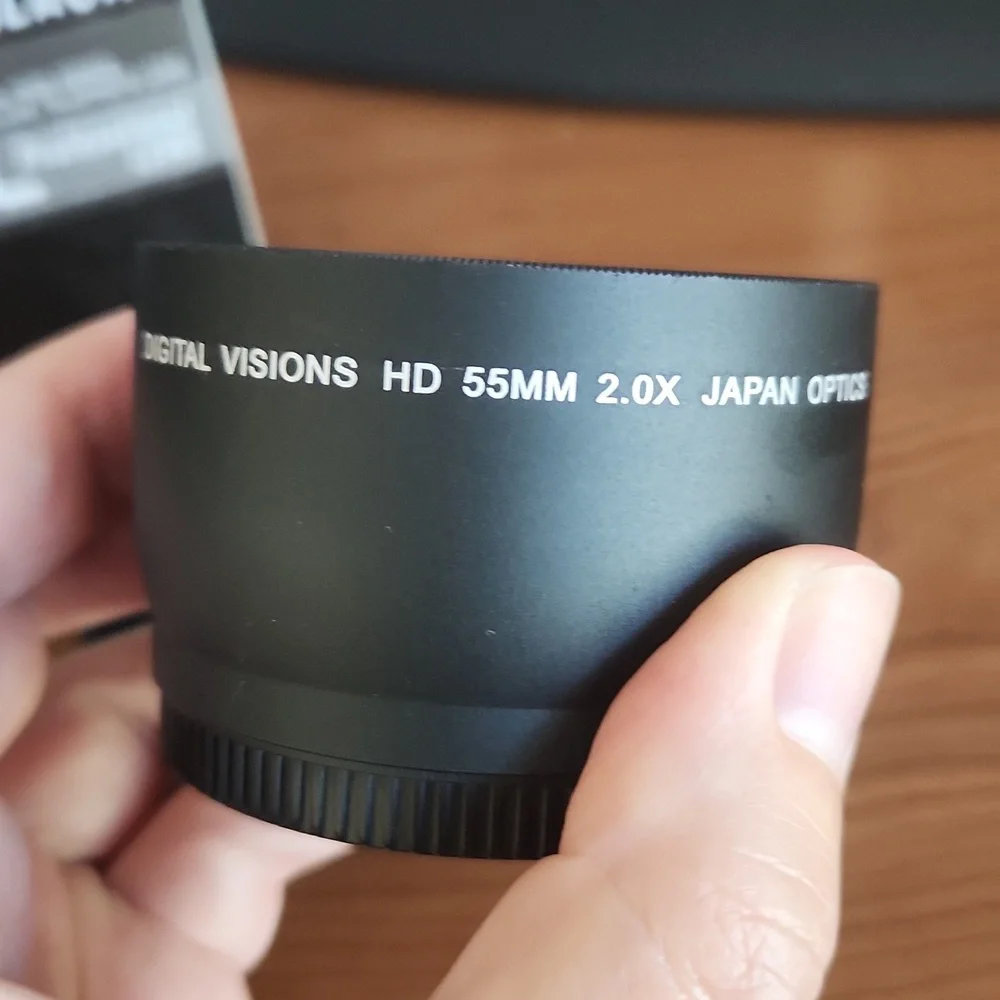 2x Telephoto Lens 55mm Thread for DSLR Camera